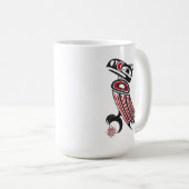 Rabe stiehlt die Sonne Kaffeetasse (VorderseiteRechts)