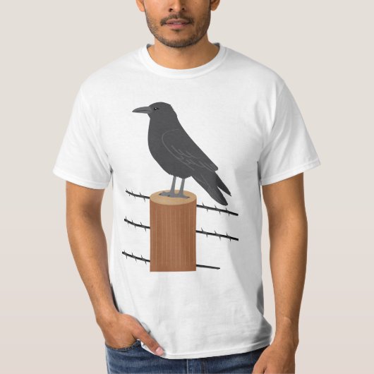 Rabe T-Shirt (Vorderseite)