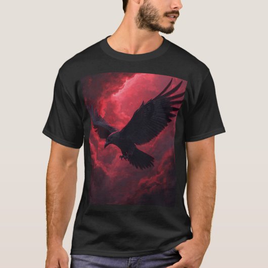 Rabe T-Shirt (Vorderseite)