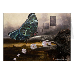 Rabe u. Schmetterling