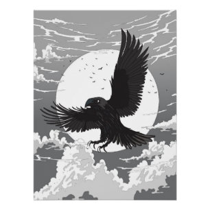Rabe Und Der Mond Poster