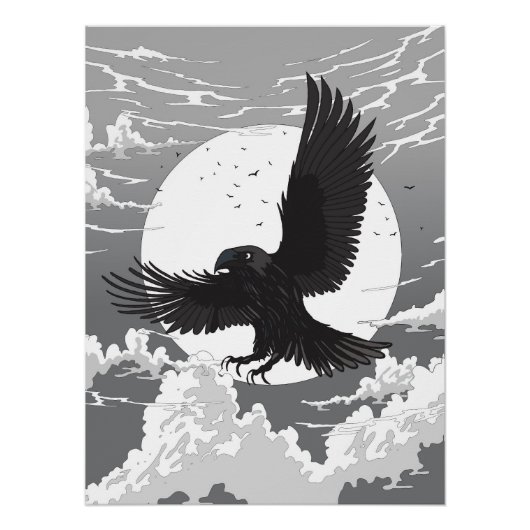 Rabe Und Der Mond Poster (Vorderseite)