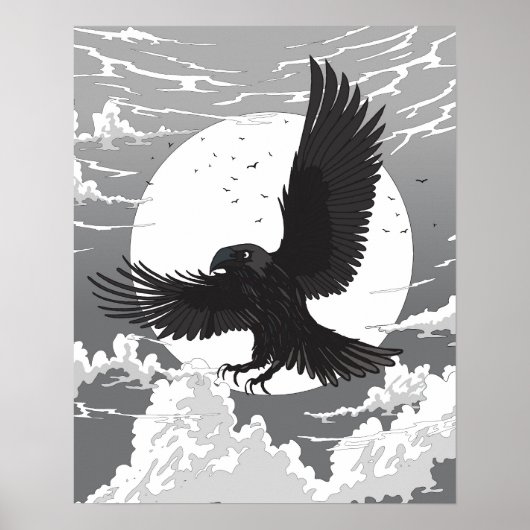 Rabe Und Der Mond Poster (Vorne)