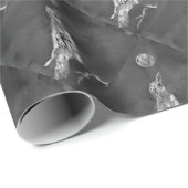 Rabe und Mond Geschenkpapier (Rolleneckpunkt)