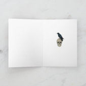 Rabe und Totenkopf Karte (Innenseite)