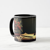Rabe und Totenkopf Tasse (Vorderseite Links)