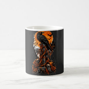 Rabe & Verlassener Friedhof Kaffeetasse