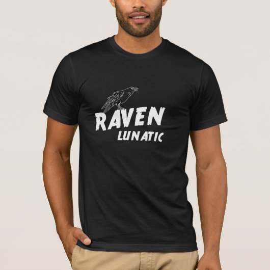 Rabe verrückt T-Shirt (Vorderseite)