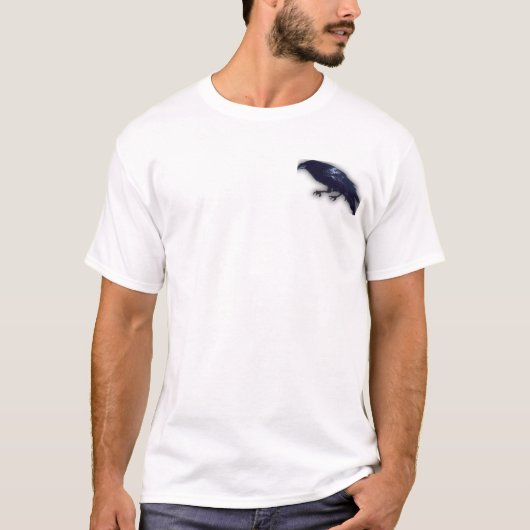 Rabe zur Taube T-Shirt (Vorderseite)