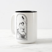 Rabe Zweifarbige Tasse (Vorderseite Links)