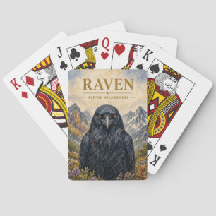 Raben-Alpen-Wilderness-Wildlife Spielkarten