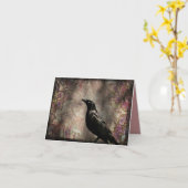 Raben-Anmerkungs-Karte Karte (Gelbe Blume)