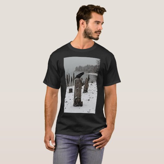 Raben-Anruf-Shirt T-Shirt (Vorne ganz)