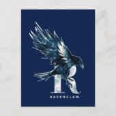 Raben-Aquarell Harry Potters | RAVENCLAW™ Postkarte (Vorderseite)