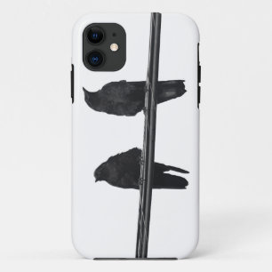 "RABEN AUF EINEM DRATHT" Corvids Wildlife-Handyhül Case-Mate iPhone Hülle