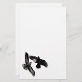 Raben Briefpapier (Vorne/Hinten)