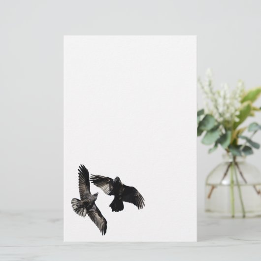 Raben Briefpapier (Stehend Vorderseite)