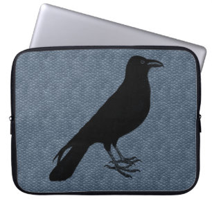 Raben-Custom-Farbgehäuse Laptopschutzhülle