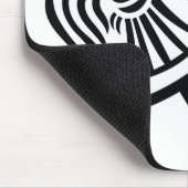 Raben-Fahne (Viking-Flagge) Mousepad (Ecke)