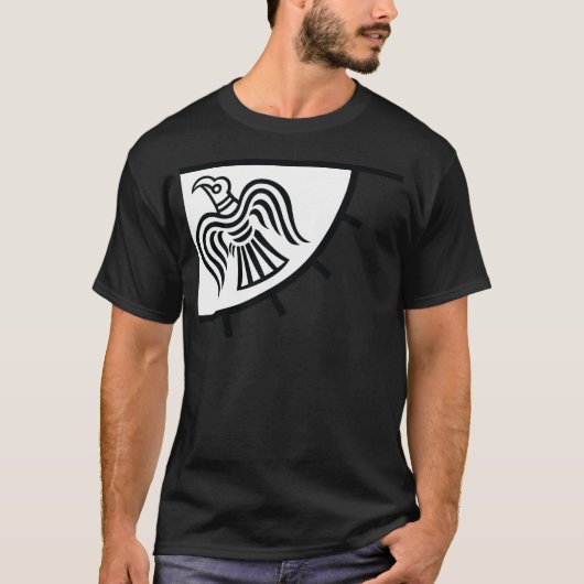 Raben-Fahne (Viking-Flagge) T-Shirt (Vorderseite)