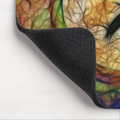 Raben-Falke Mousepad (Ecke)