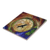 Raben-Falkefliese Fliese (Seite)