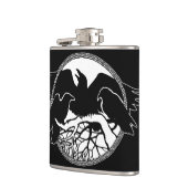 Raben-Flaschen-kundenspezifische Flachmann (Links)