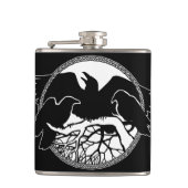 Raben-Flaschen-kundenspezifische Flachmann (Vorderseite)