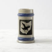 Raben-Geschwader-Bier Stein Bierglas (Mittel)