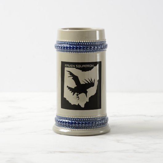 Raben-Geschwader-Bier Stein Bierglas (Mittel)