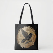 Raben-Gotik-Steampunk-Kunst Tasche (Vorderseite)