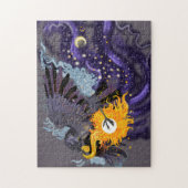 Raben-Himmel-Folklore Puzzle (Vertikal)