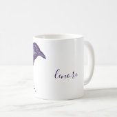 Raben-Illustrations-Tasse Kaffeetasse (VorderseiteRechts)