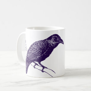 Raben-Illustrations-Tasse Kaffeetasse