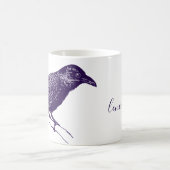 Raben-Illustrations-Tasse Kaffeetasse (Mittel)