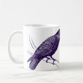 Raben-Illustrations-Tasse Kaffeetasse (Links)