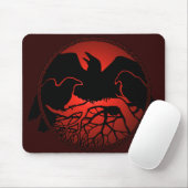 Raben-Kunst Mouspads coole Mousepad (Mit Mouse)