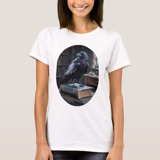 Raben Lesematerial T-Shirt (Vorderseite)