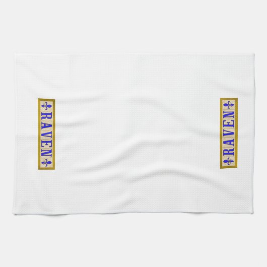 Raben-Lilien-Küchen-Tücher Handtuch (Horizontal)