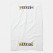 Raben-Lilien-Küchen-Tücher Handtuch (Vertikal)