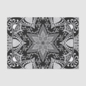 Raben-Mandala Seidenpapier (Vorderseite)