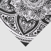 Raben-Mandala Seidenpapier (Ausschnitt)