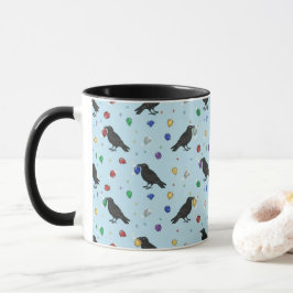Raben mit Juwelen Tasse