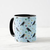Raben mit Juwelen Tasse (Vorderseite Links)