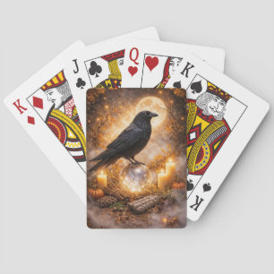 Raben Mystisch Magische Hexerei Spielkarten