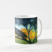 "Raben-Nachthimmel" Tasse (VorderseiteRechts)