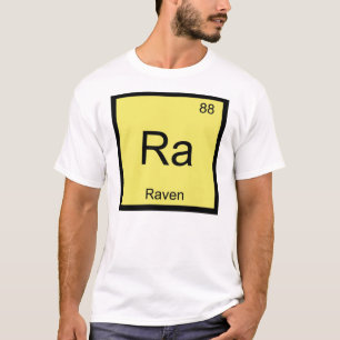 Raben Name Chemie Element Periodensystem T-Shirt