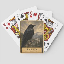 Raben Nördliche Wildnis VINTAGE Spielkarten