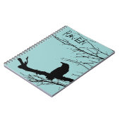 Raben-Notizbuch Notizblock (Linke Seite)