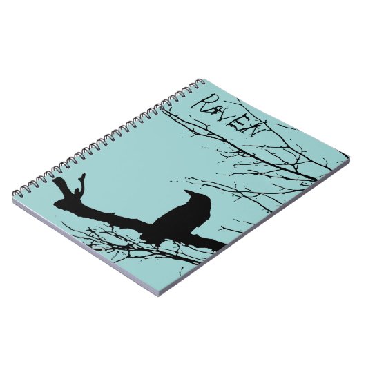 Raben-Notizbuch Notizblock (Linke Seite)